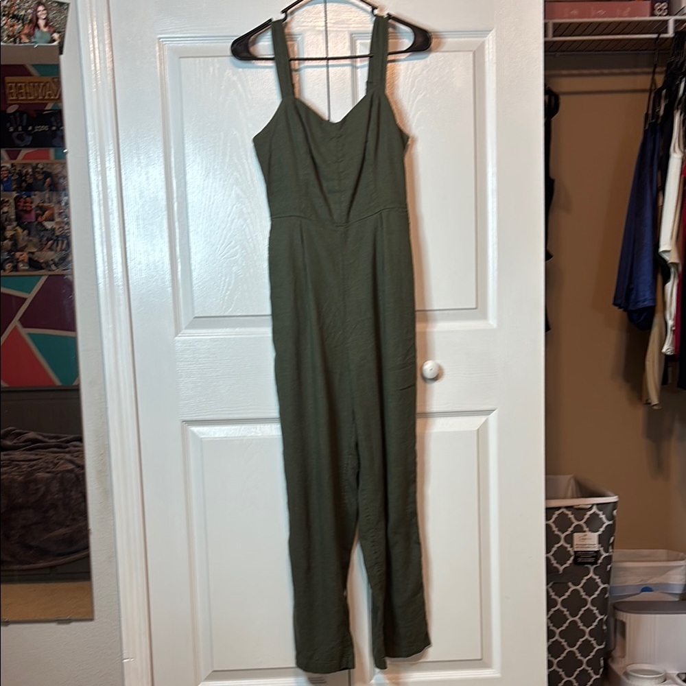 Olive Green Jumpsuit (worn once)
